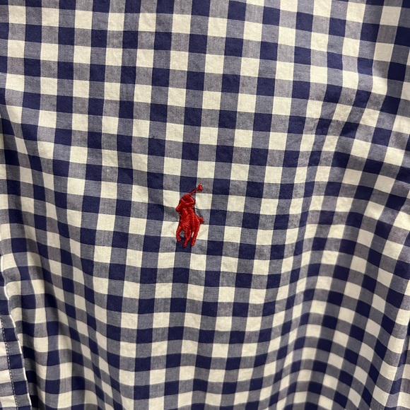 Gingham men’s work shirt - Picture 3 of 4